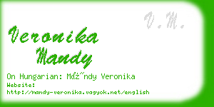 veronika mandy business card